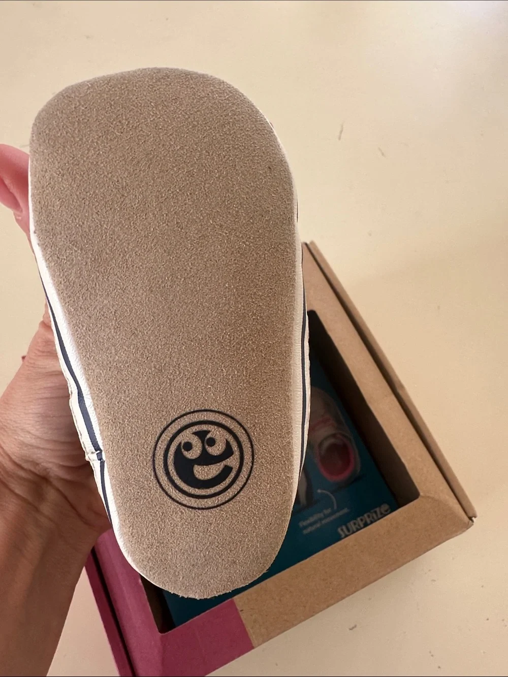 New! Stride Rite Surprize Denim High-Top Baby Sneakers